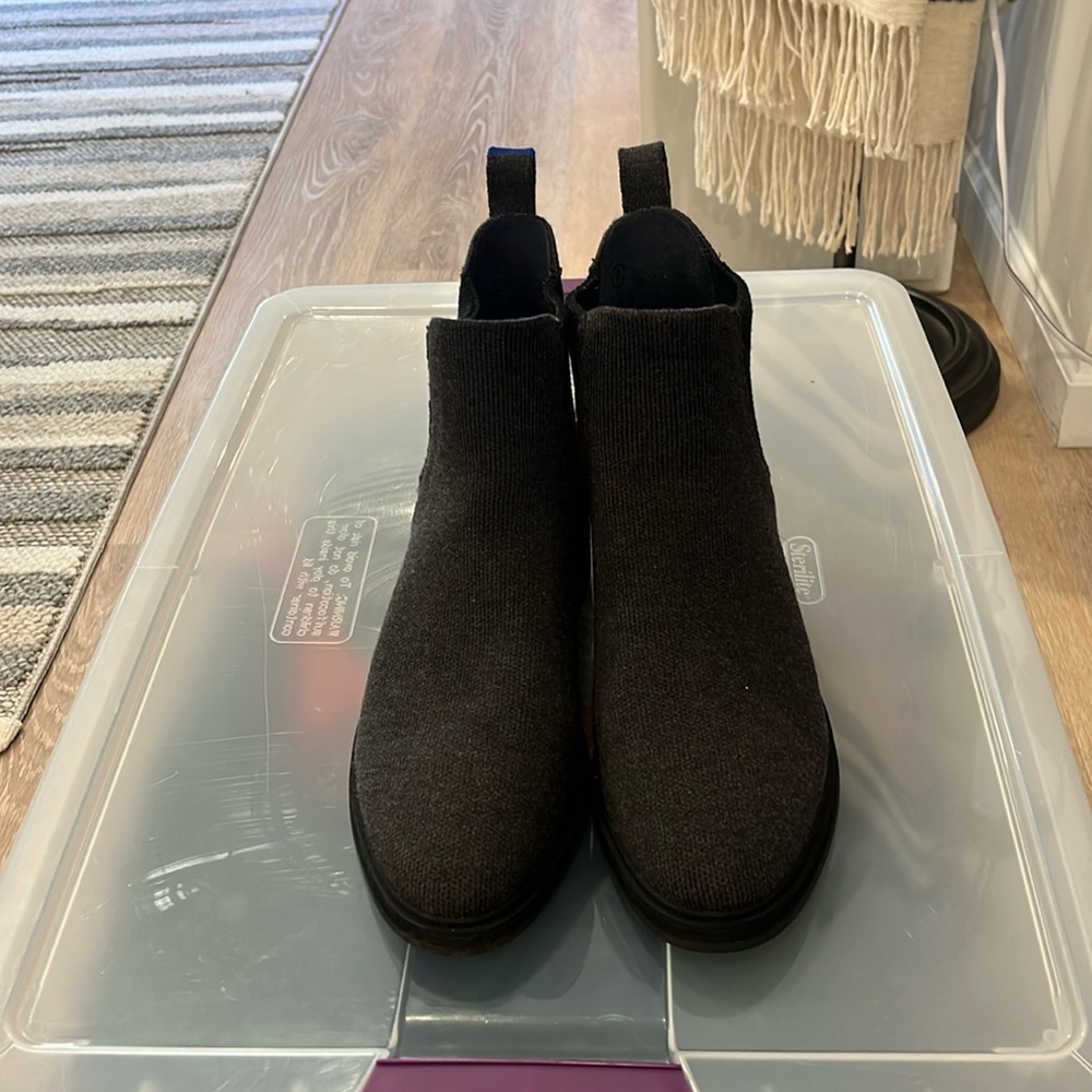 Rothy's charcoal gray size 7 boot